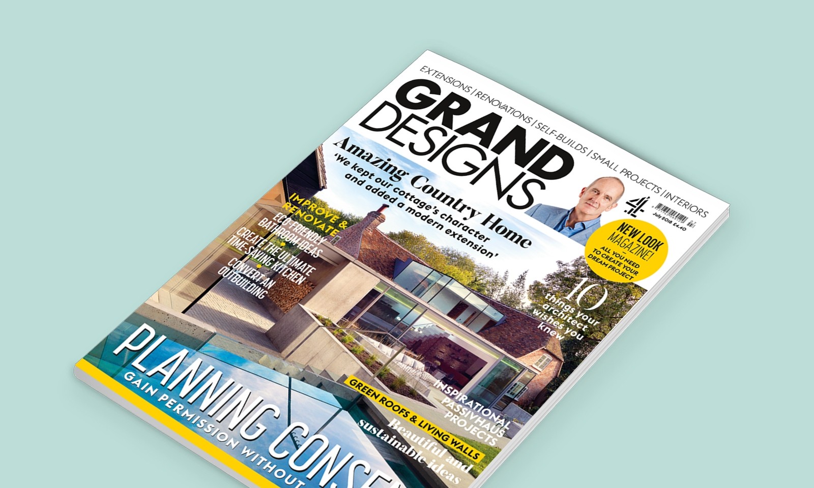 The cover of grand designs magazine.