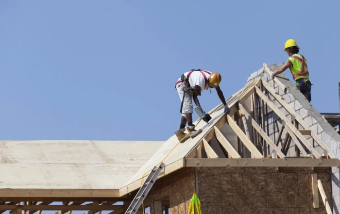 workers on roof